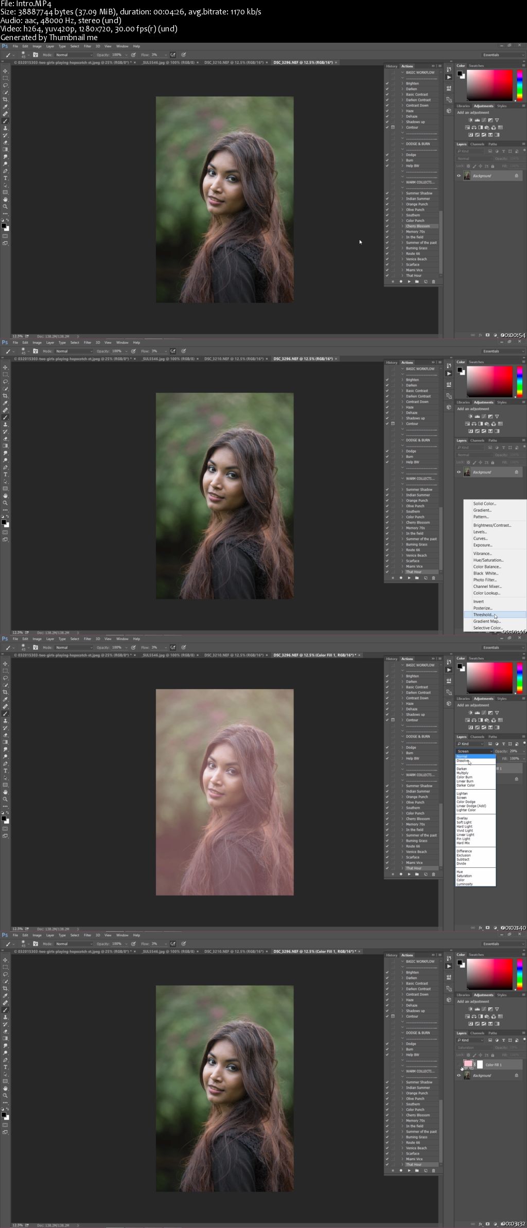 Photoshop CC: Master Color Action