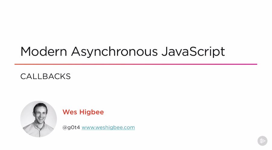 Modern Asynchronous JavaScript (2016)