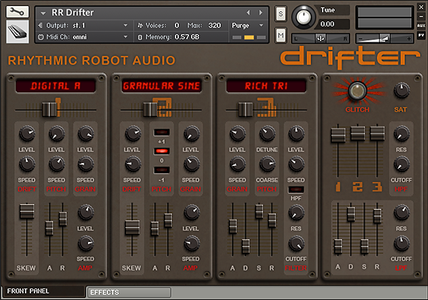 Rhythmic Robot Audio Drifter KONTAKT