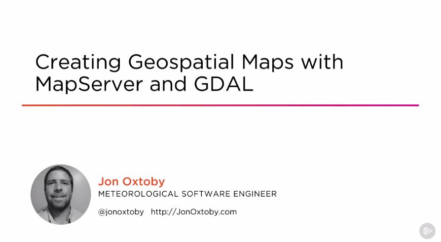 Creating Geospatial Maps with MapServer and GDAL (2016)