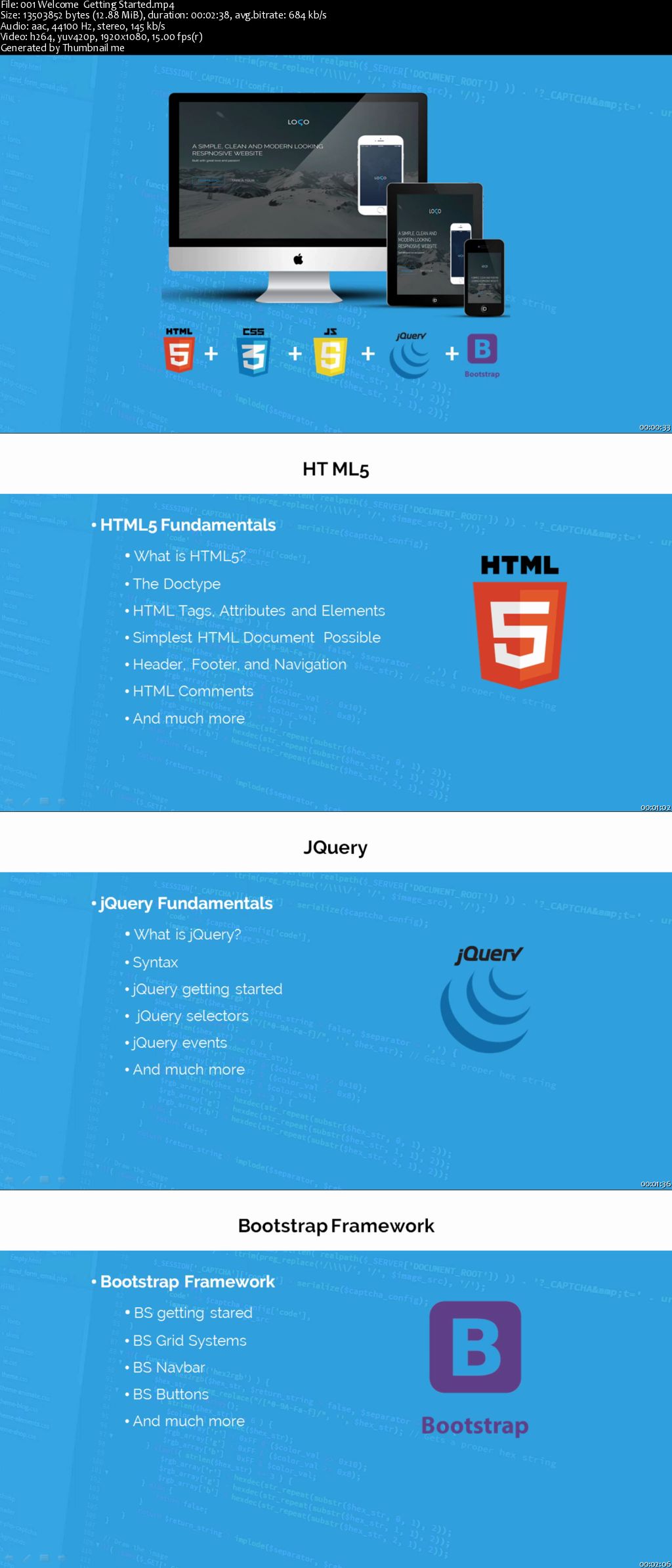 Build Responsive Website Using HTML5, CSS3, JS And Bootstrap (2016)