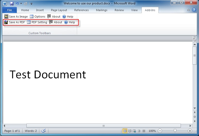 Word to PDF Converter 5.0