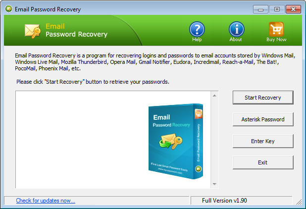 Top Password Email Password Recovery 1.90