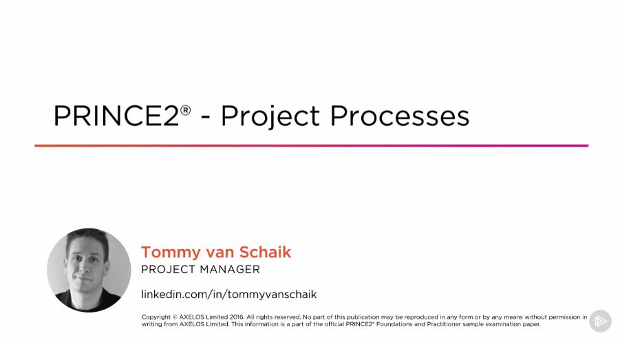 PRINCE2® - Project Processes (2016)