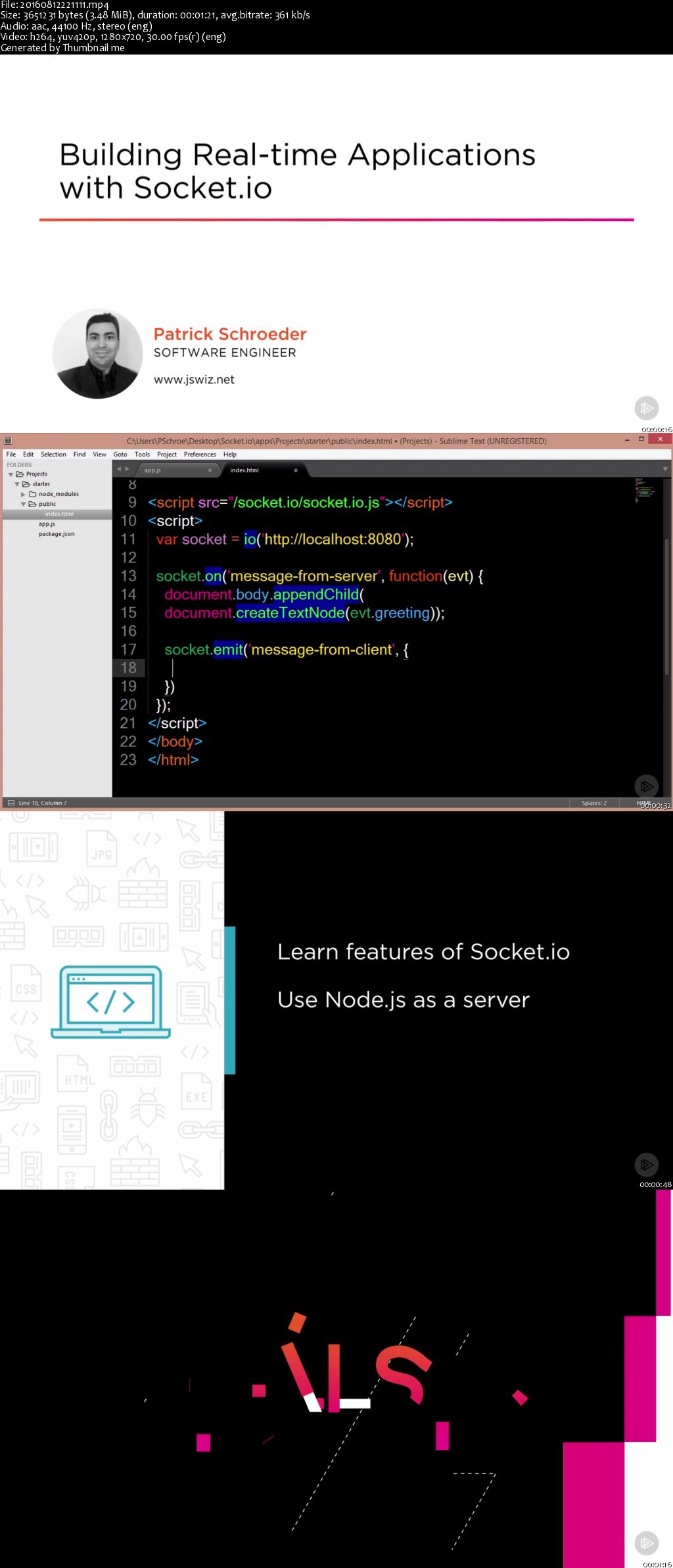 Building Real-time Applications with Socket.io (2016)