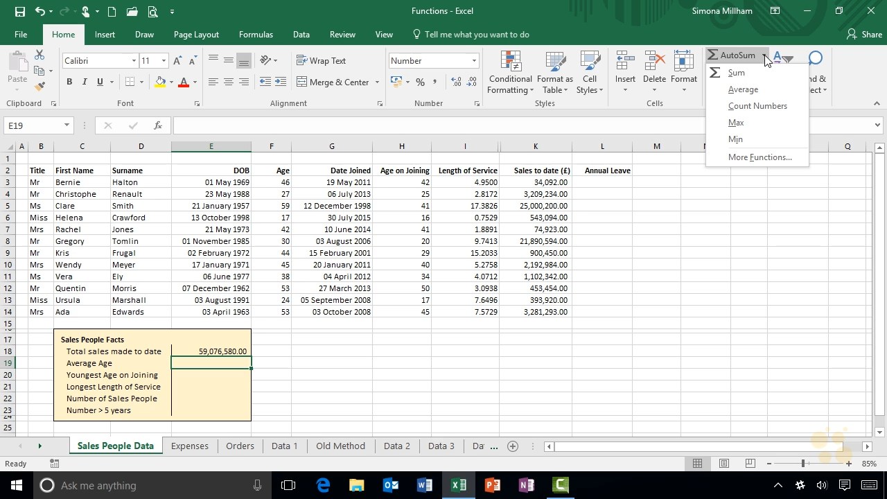 CBT Nuggets - Microsoft Excel 2016