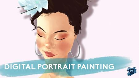 Leaving the Canvas: Digital Portrait Painting