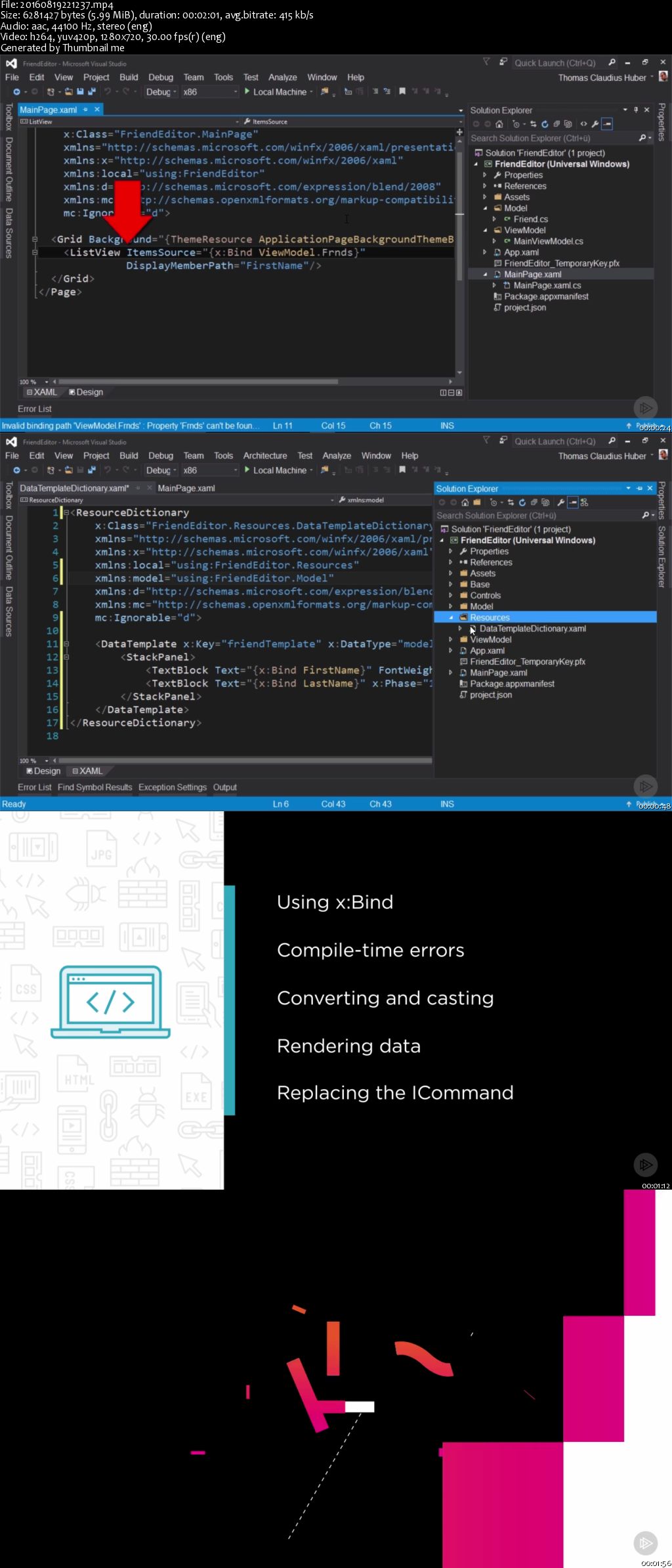 Compiled Data Binding Fundamentals in UWP Using XAML (2016)