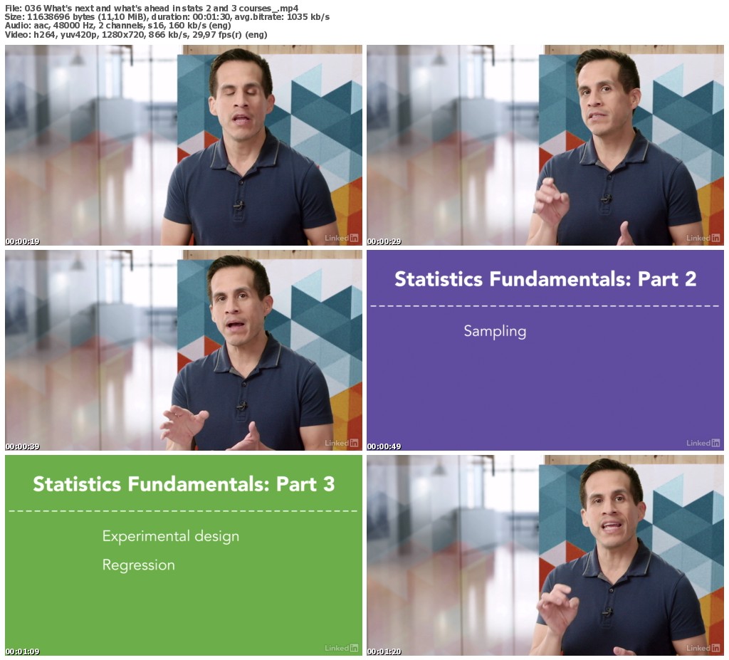 Lynda - Statistics Fundamentals - Part 1: Beginning