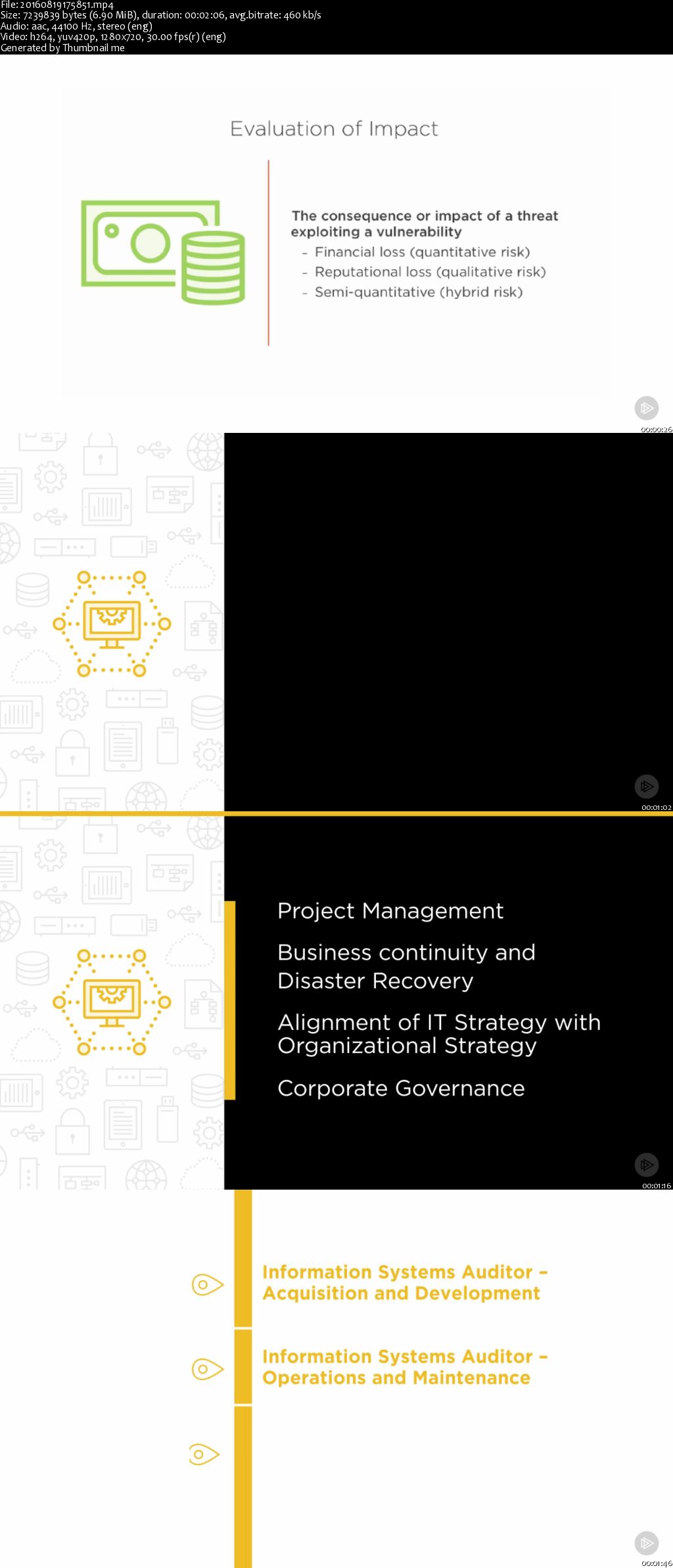 Information Systems Auditor: Governance and Management (2016)