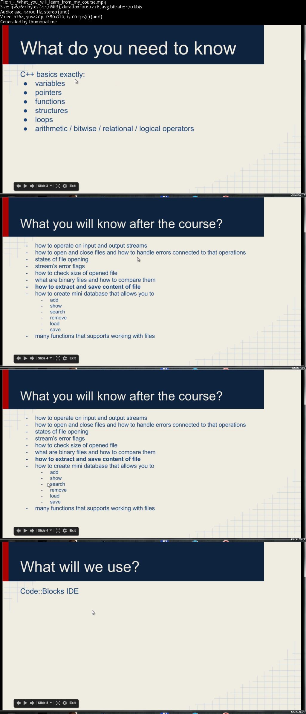 C++ Operating on Files