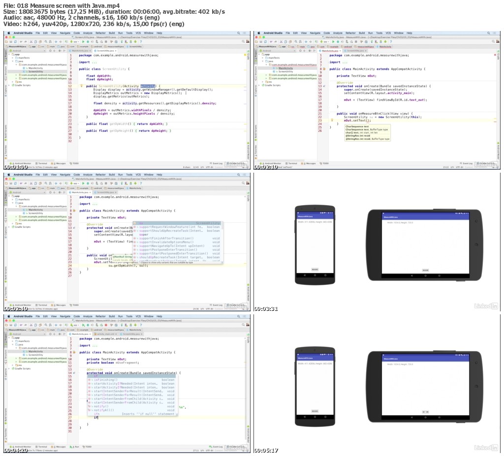 Lynda - Building Flexible Android Apps with the Fragments API