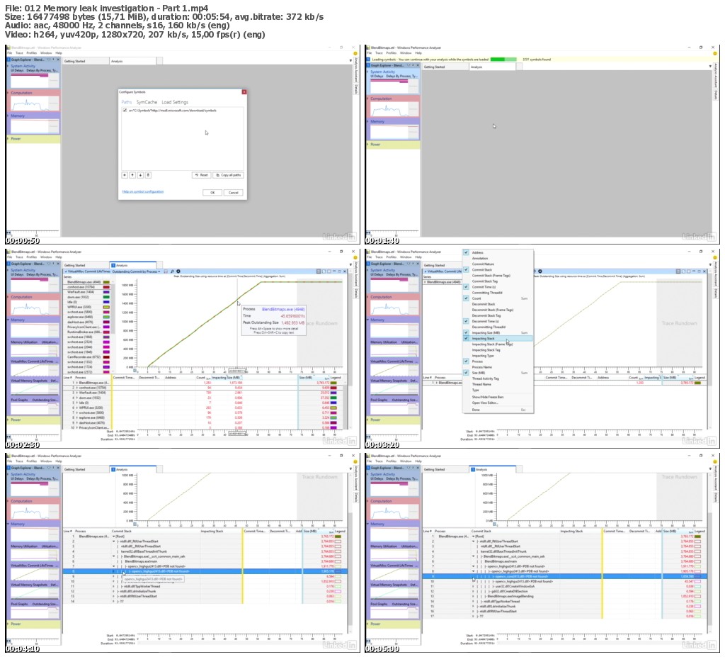 Lynda - Windows Performance Toolkit: Detecting Memory Leaks