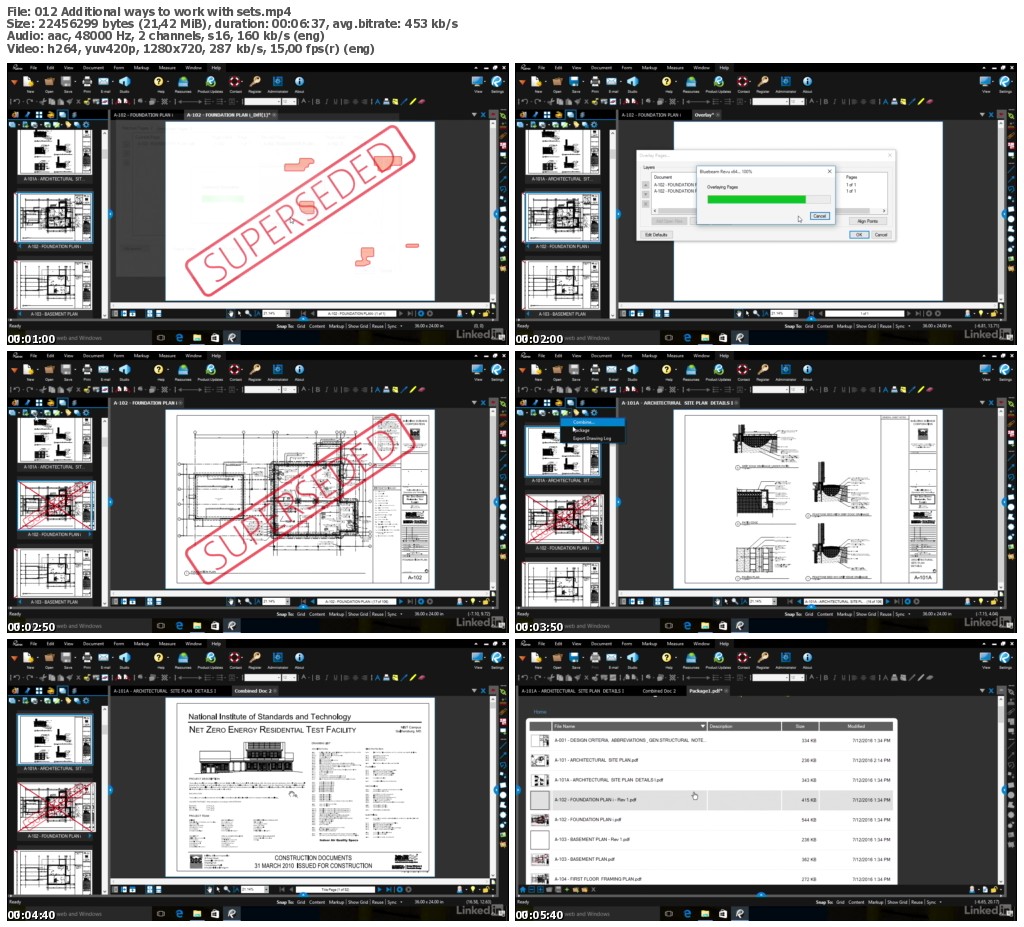 Lynda - Bluebeam: Managing Construction Drawings Digitally