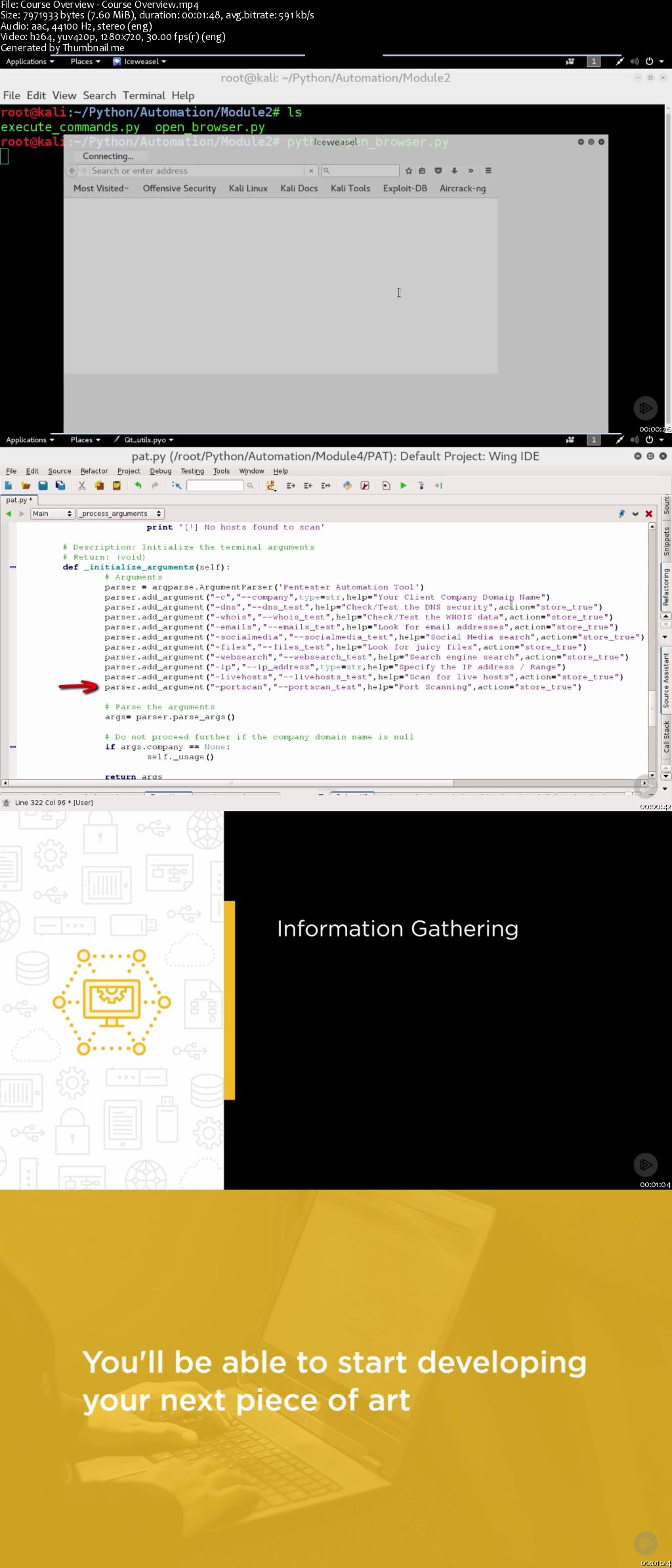 Penetration Testing Automation Using Python and Kali Linux (2016)