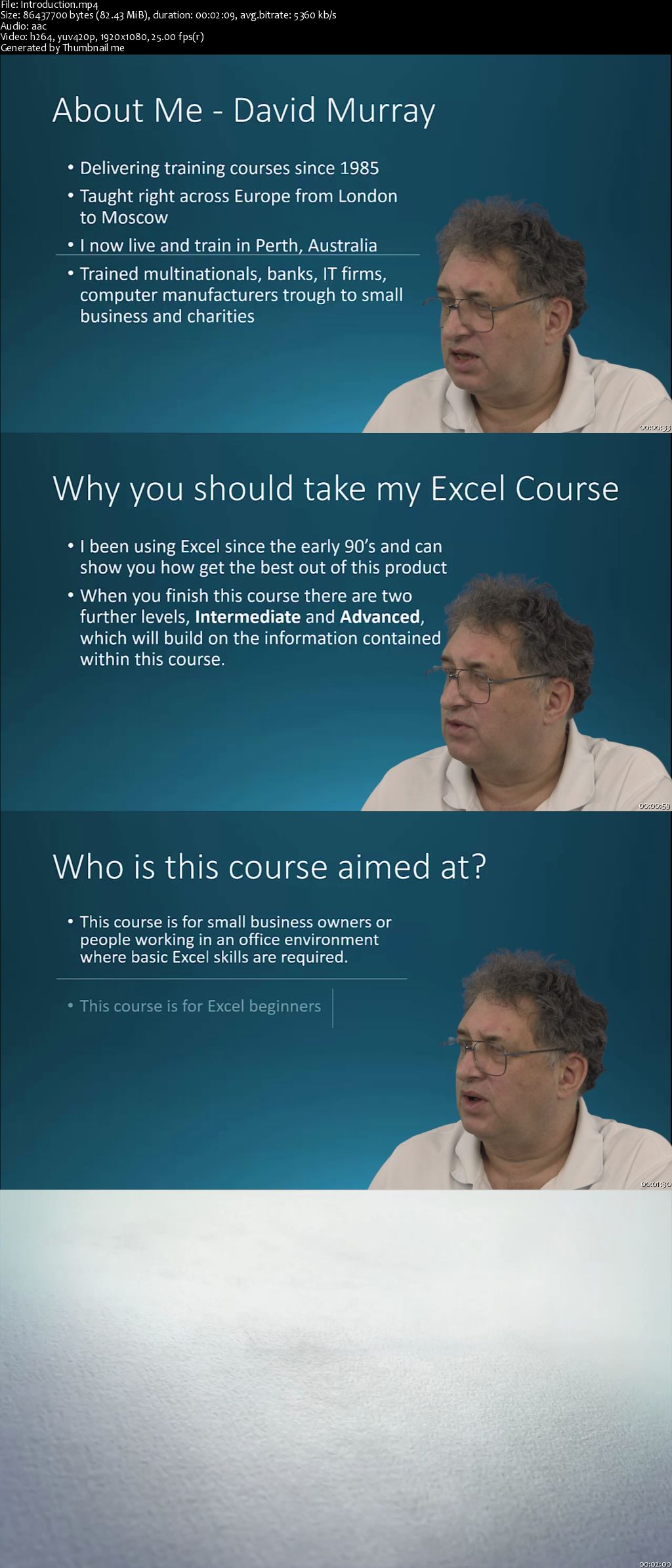 Excel 2016 Foundation Training Course | Video Tutorial (2016)