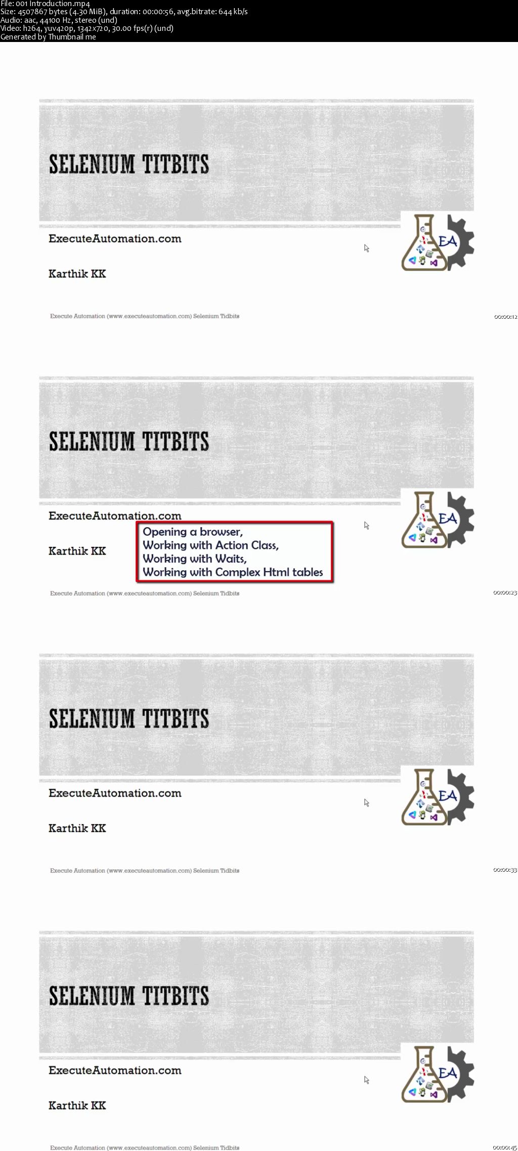 Selenium with C# and Java Titbits