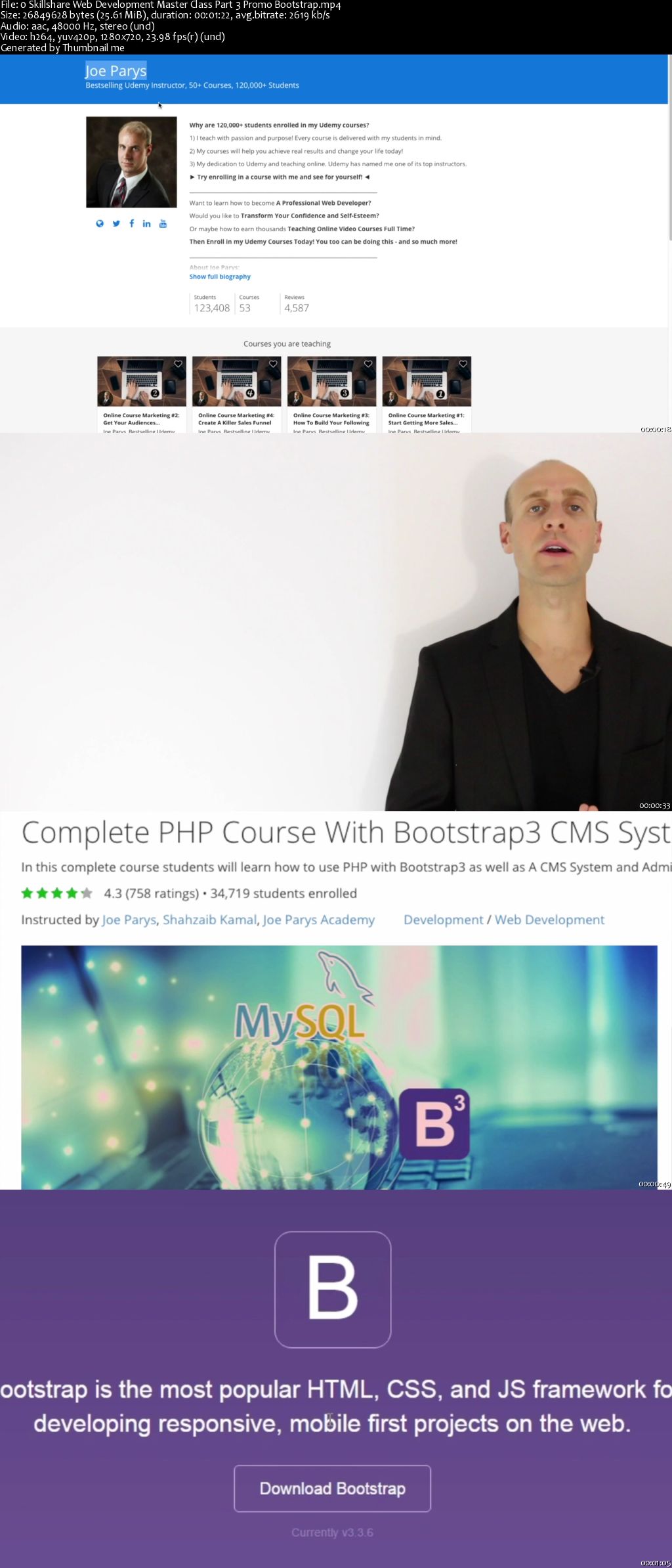 The Complete Web Developer Master Class Part 3: Bootstrap, Bootstrap3, and Bootstrap4