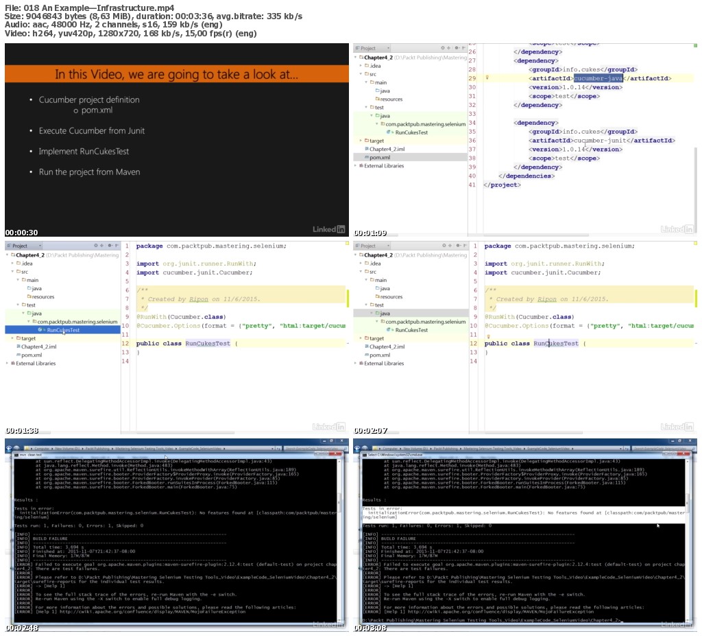 Lynda - Mastering Selenium Testing Tools