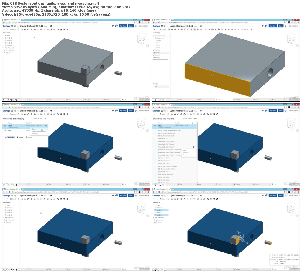 Lynda - Learn Onshape: The Basics