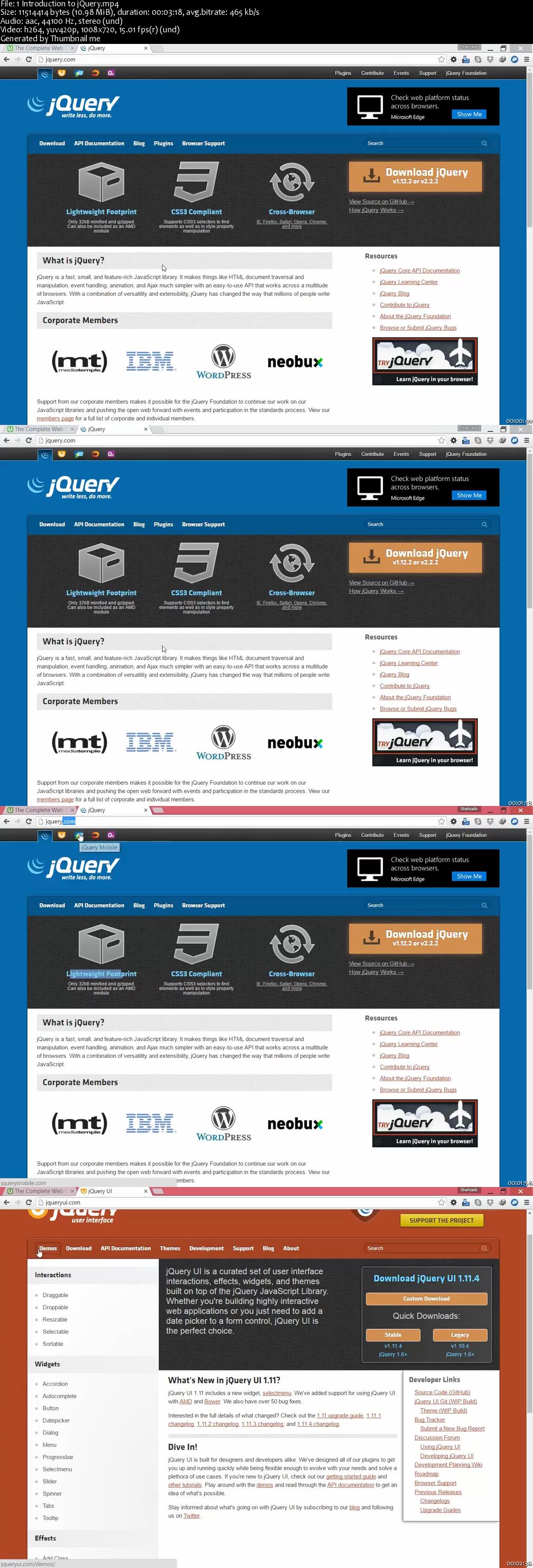 The Complete Web Developer Master Class Part 5: jQuery From Beginner To Advanced