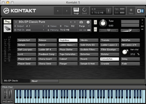 Tangent Edge Instruments 80s EP Classic Pro KONTAKT