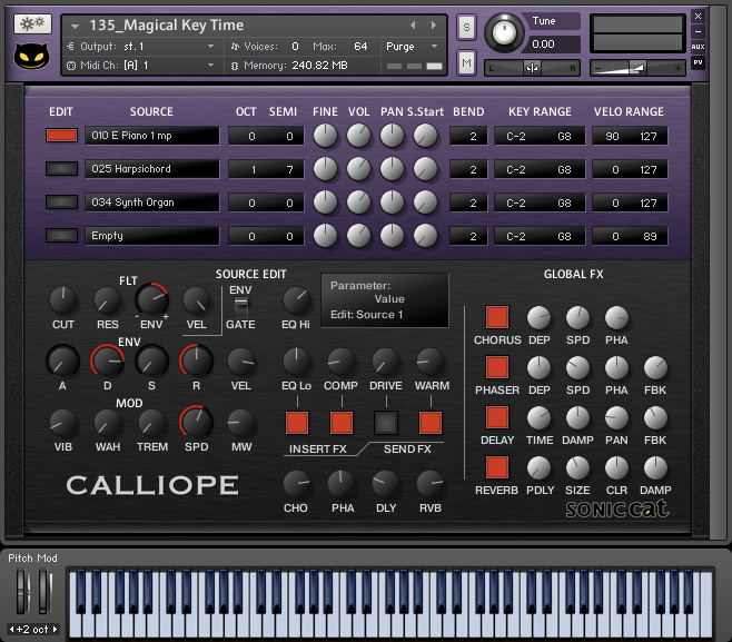 Sonic Cat CALLIOPE KONTAKT