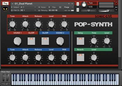 Sonic Cat Pop Synth KONTAKT