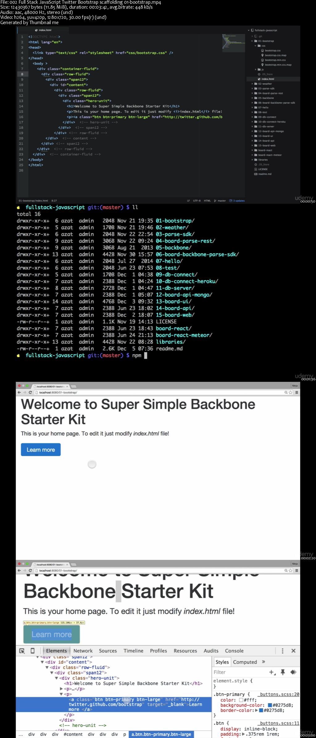 Full Stack JavaScript Learn Backbone.js, Node.js & MongoDB (2016)