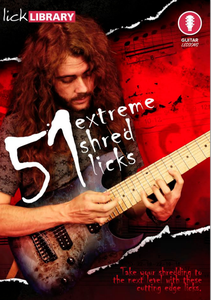 Lick Library – 51 Extreme Shred Licks – Sam Bell