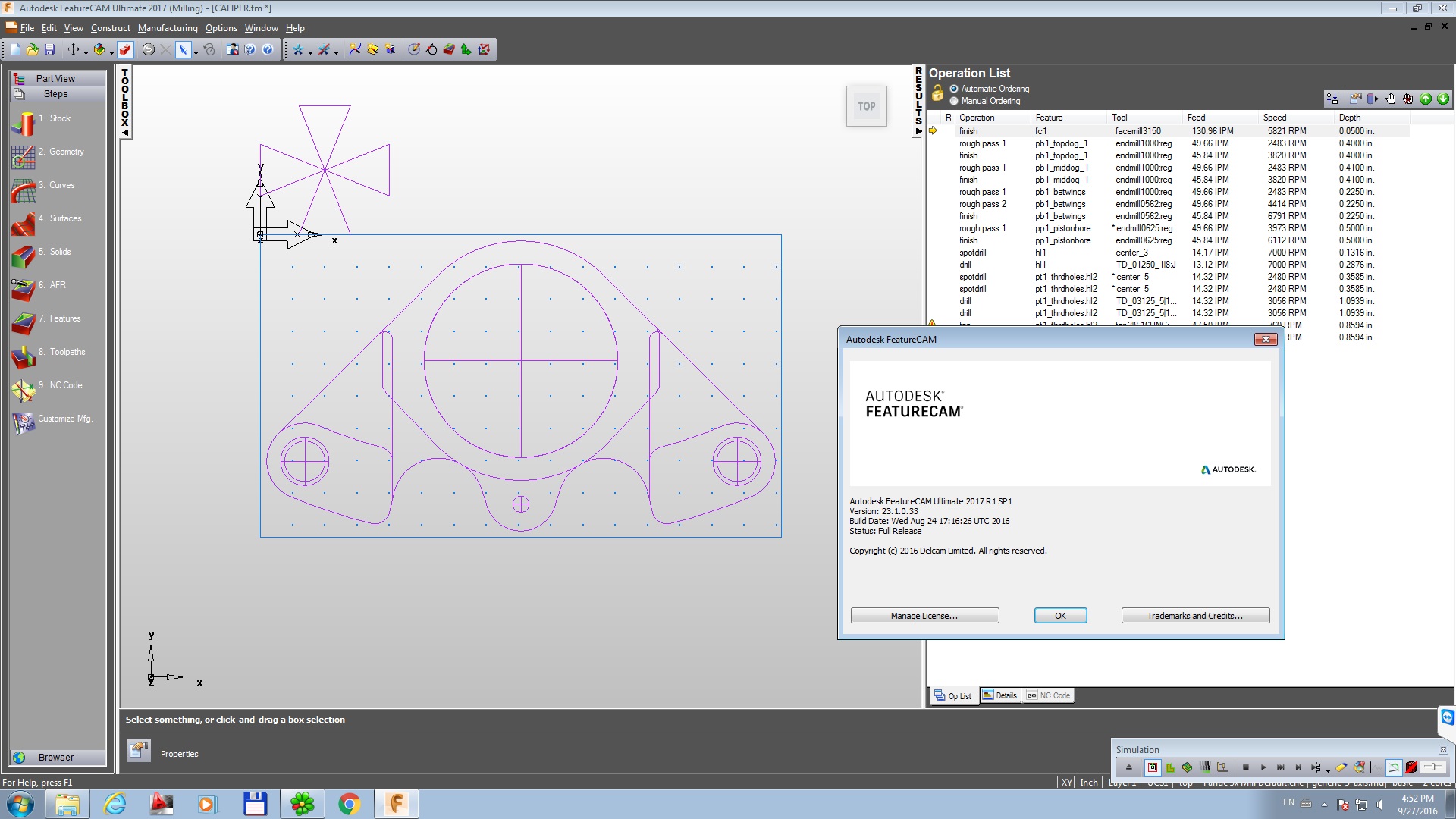 Autodesk Delcam FeatureCAM 2017 SP1