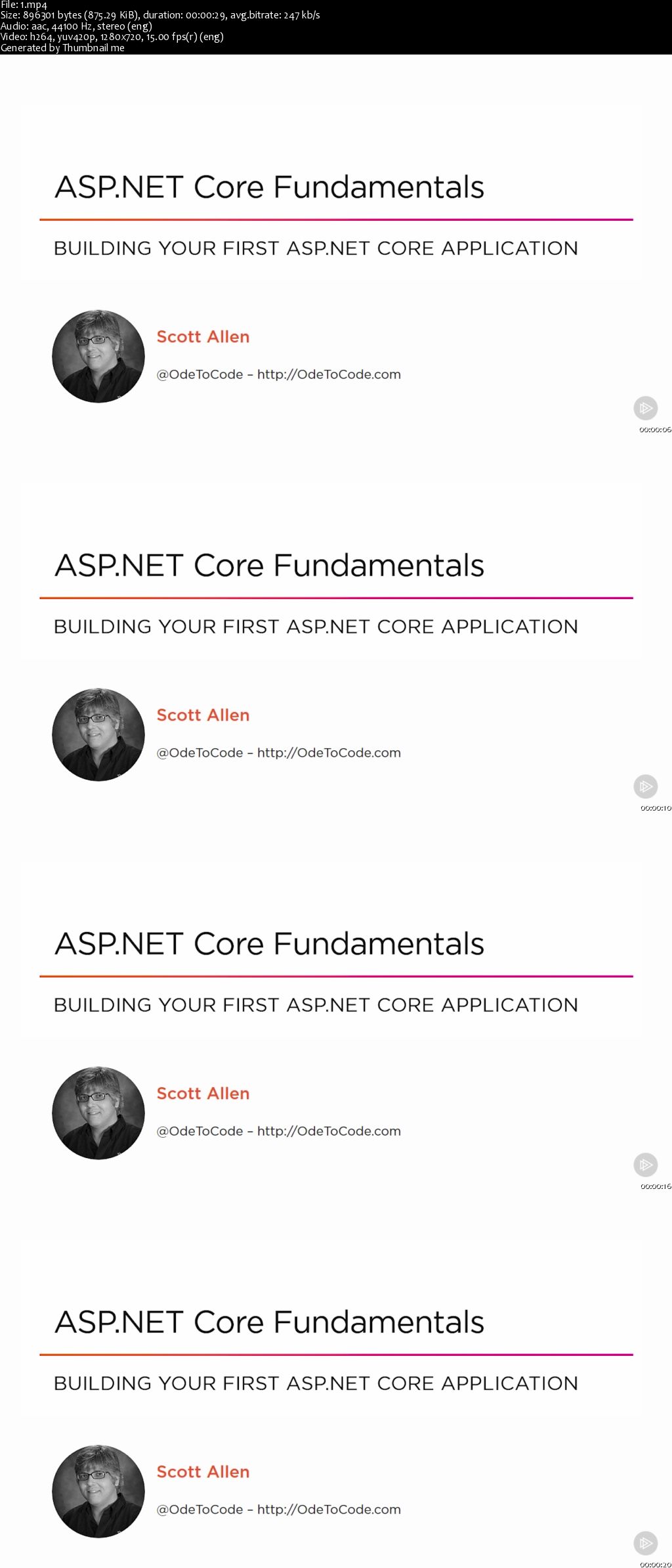 ASP.NET Core Fundamentals (2016)