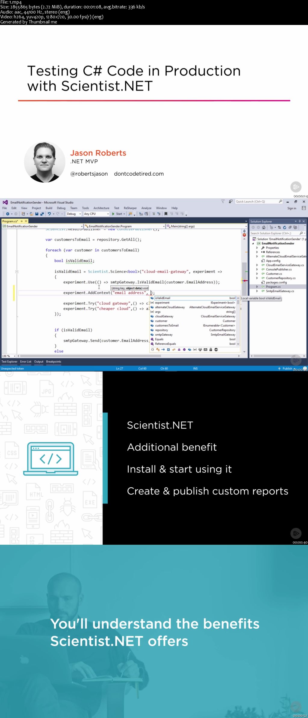 Testing C# Code in Production with Scientist.NET (2016)