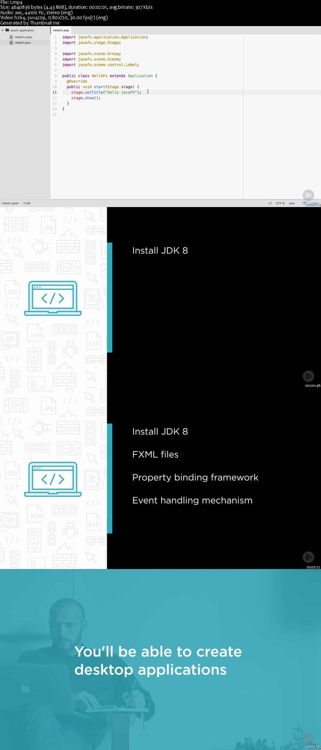 Java SE: Building Your First JavaFX Application (2016)