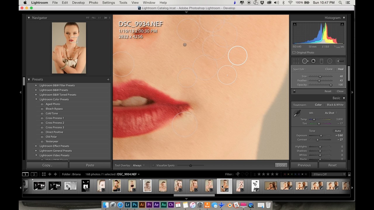 Retouching Portraits With Adobe Photoshop + Lightroom