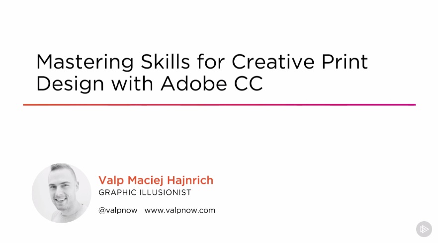 Adobe CC Mastering Skills for Creative Print Design (2016)