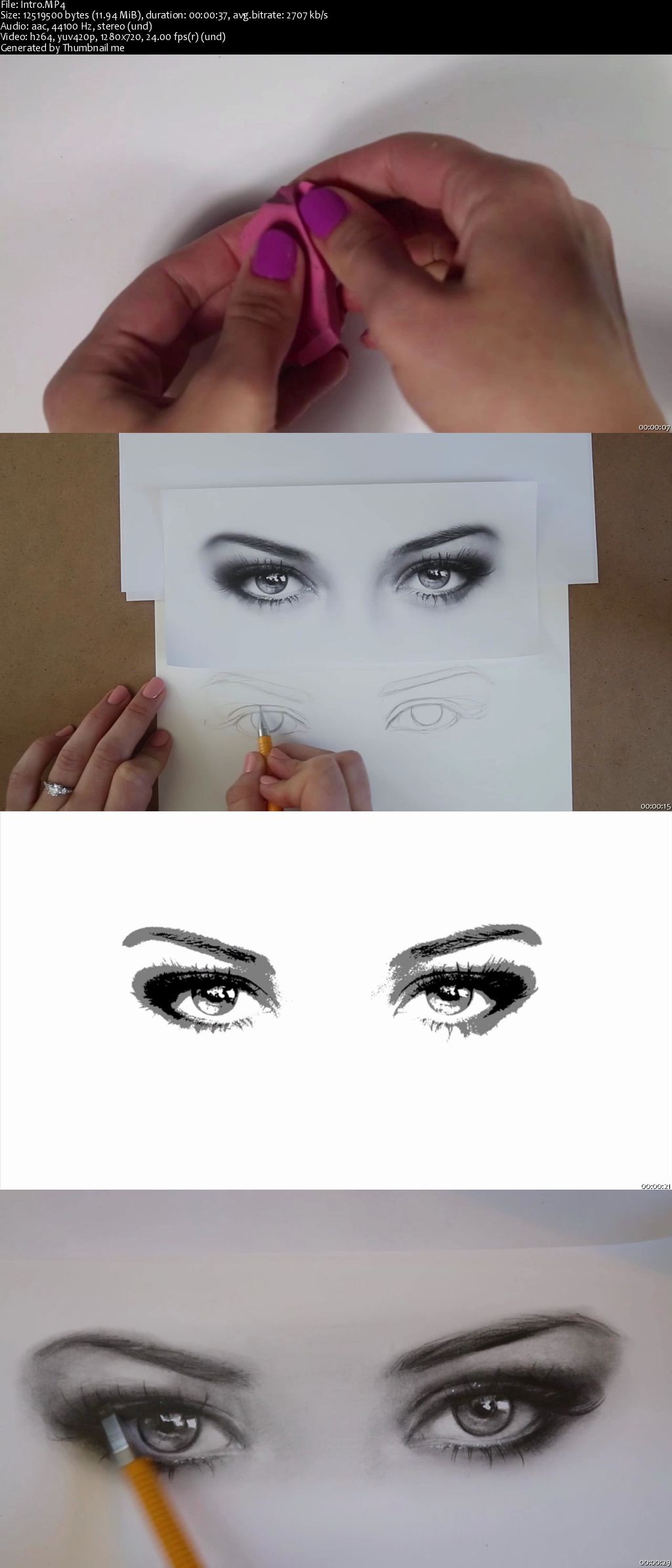 Let's Draw: Sketch Realistic Eyes with Pencils