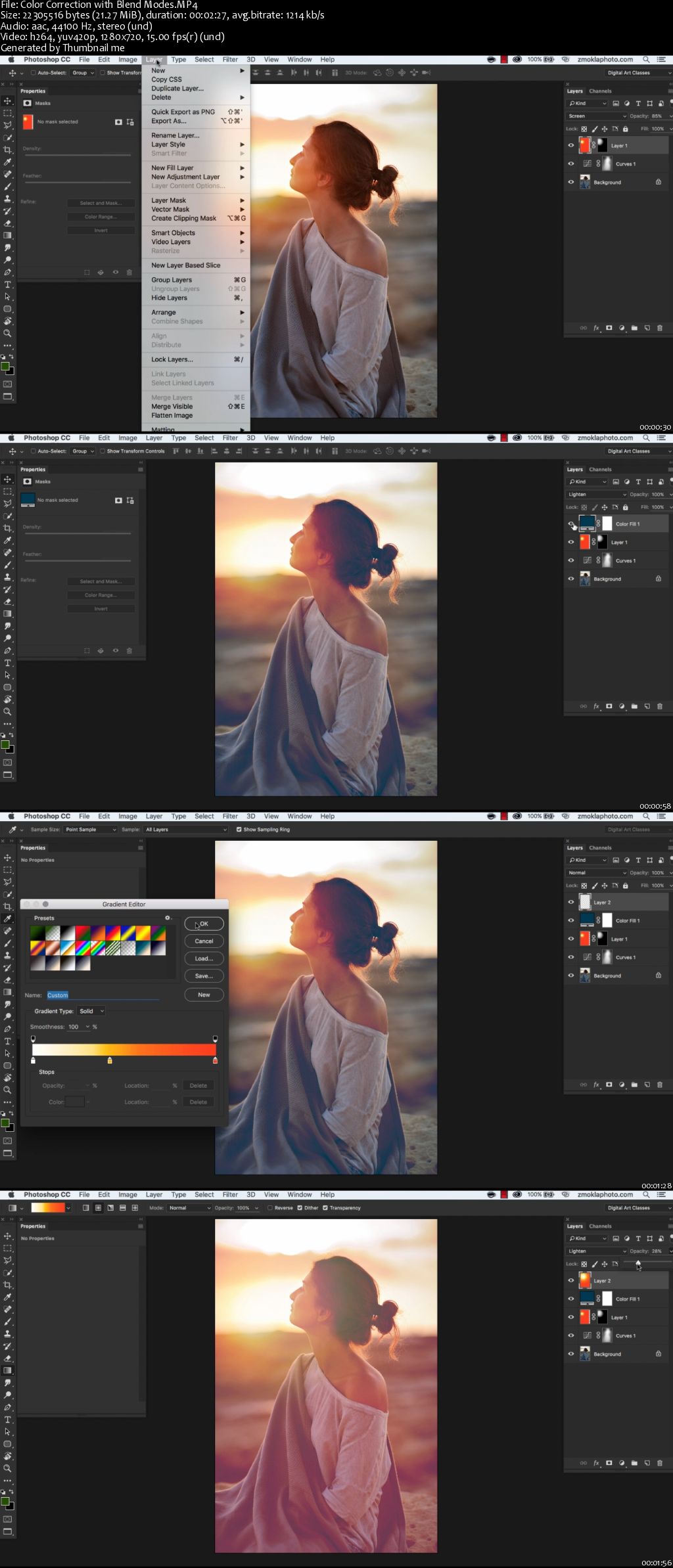 2/3 Photoshop Light Effects - The Golden Hour