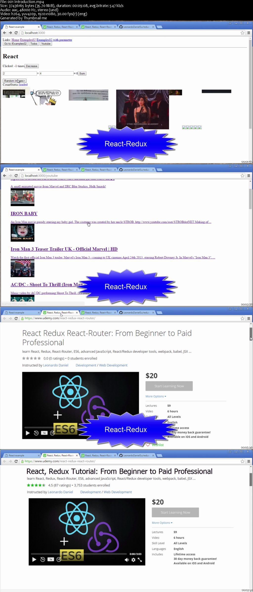 React Redux React-Router From Beginner to Paid Professional (2016)