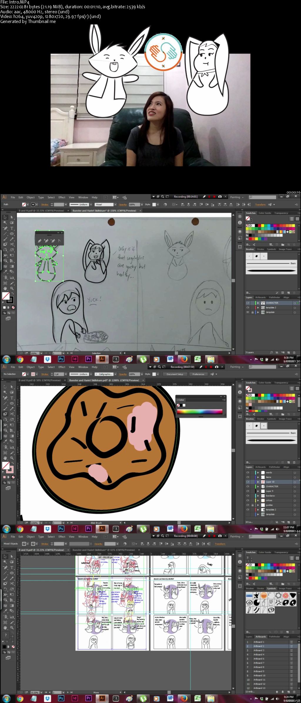 A Simple Step by Step Guide: Make a Cute Webcomic using Adobe Illustrator