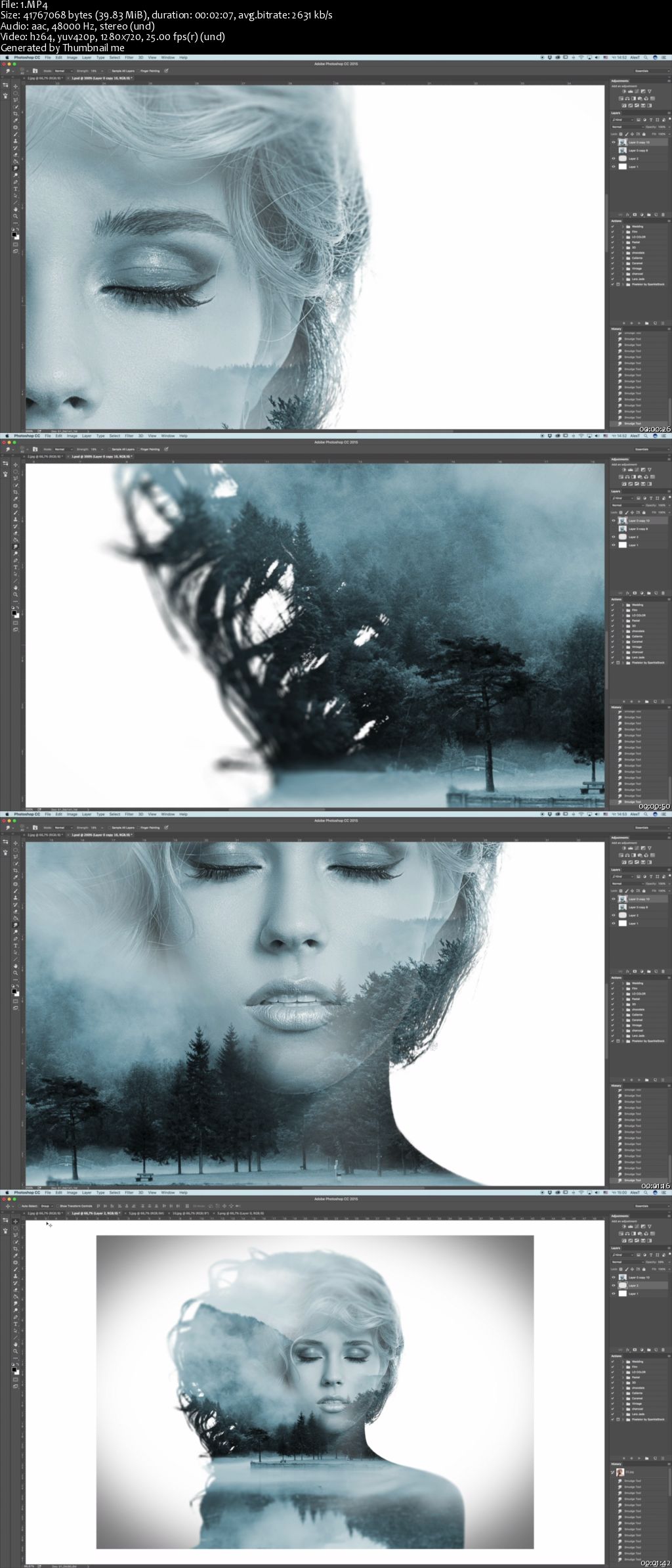 How to create a Double Exposure Effect in Photoshop CC / part 2