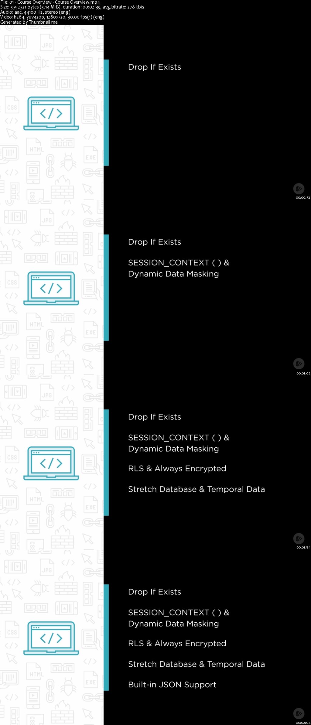 SQL Server 2016 New Features for Developers (2016)