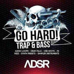 ADSR Sounds Go Hard! Trap And Bass WAV MiDi MASSiVE