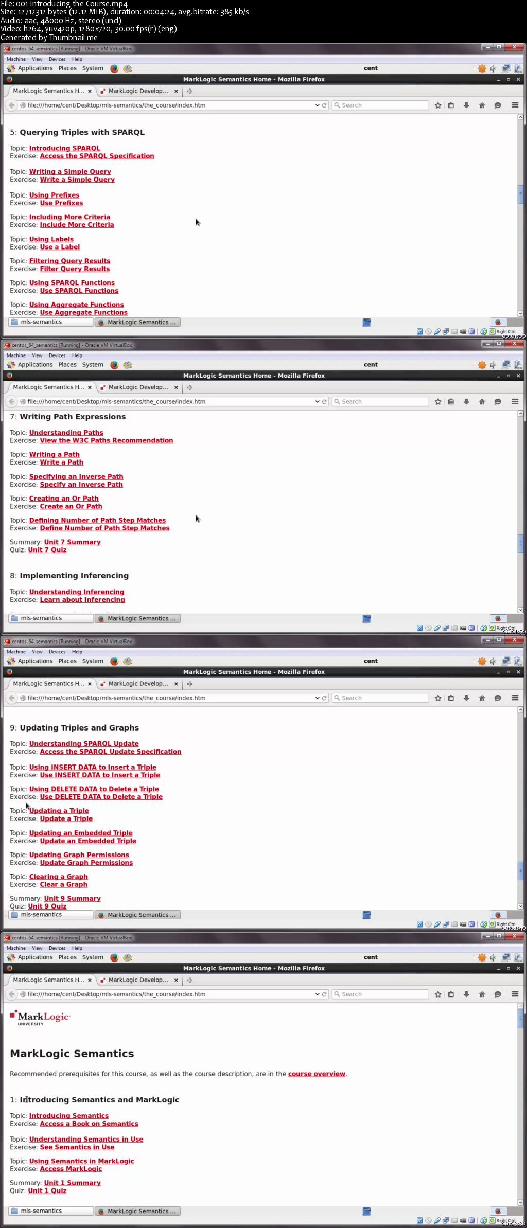 Semantics and the MarkLogic NoSQL Database