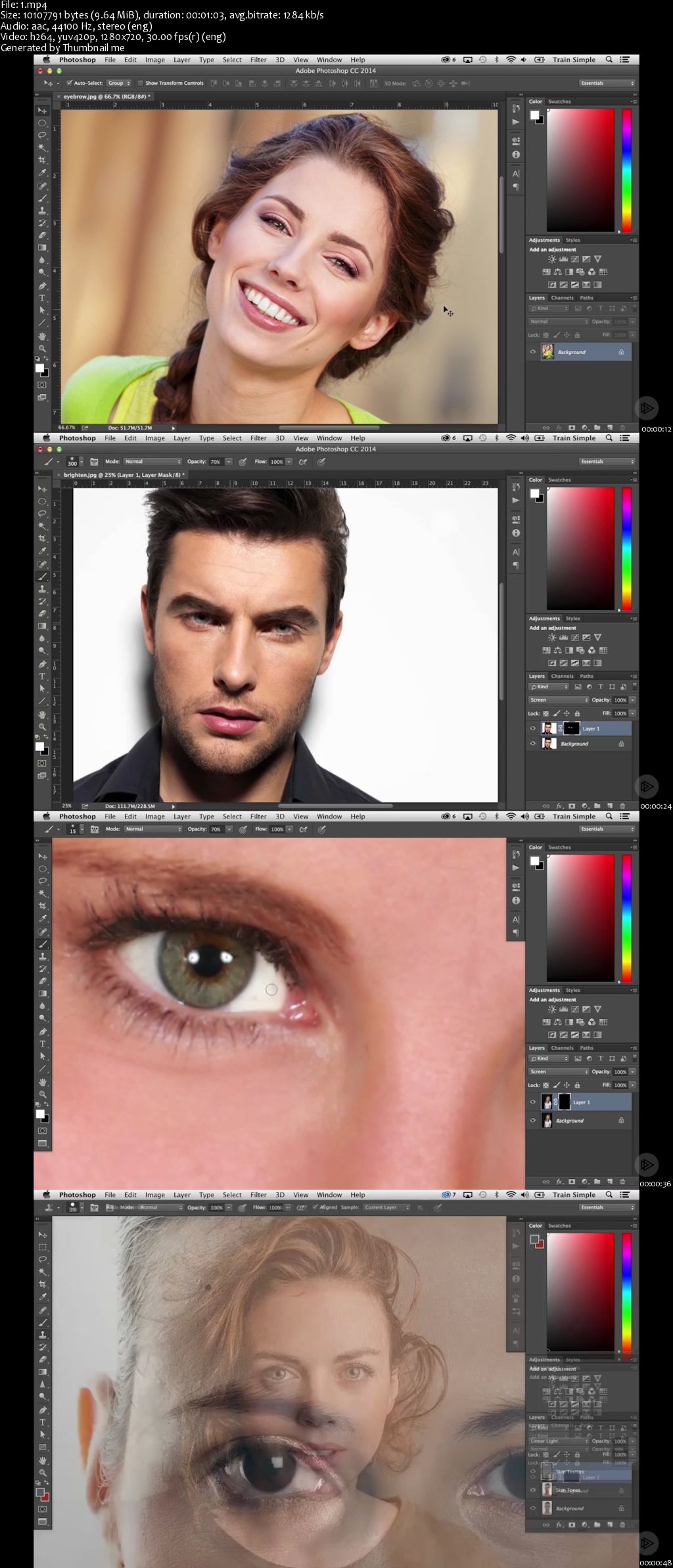 Photoshop CC Portrait Retouching (2016)