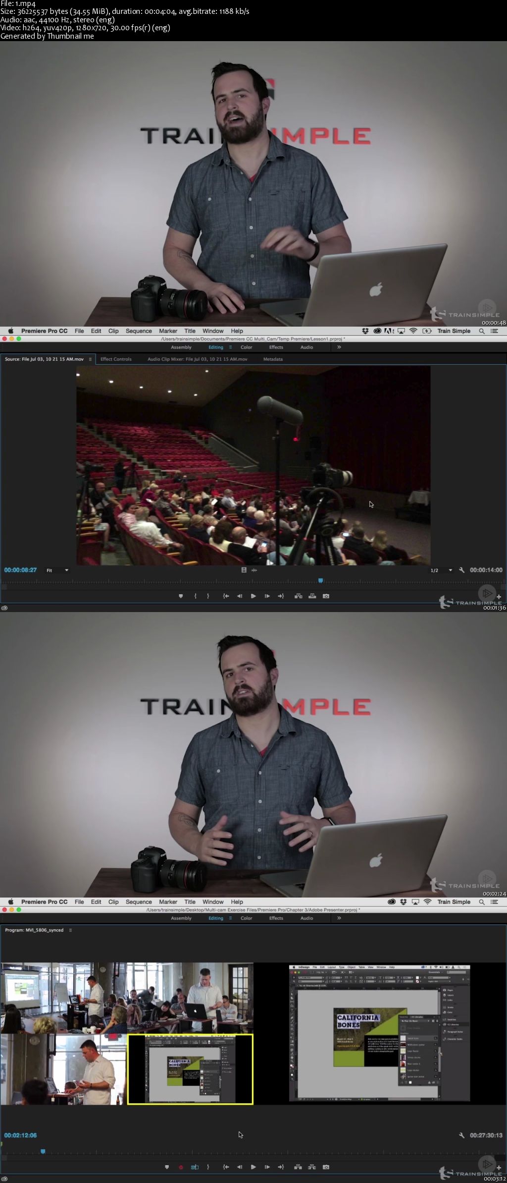 Premiere Pro CC Multi-camera Editing (2016)