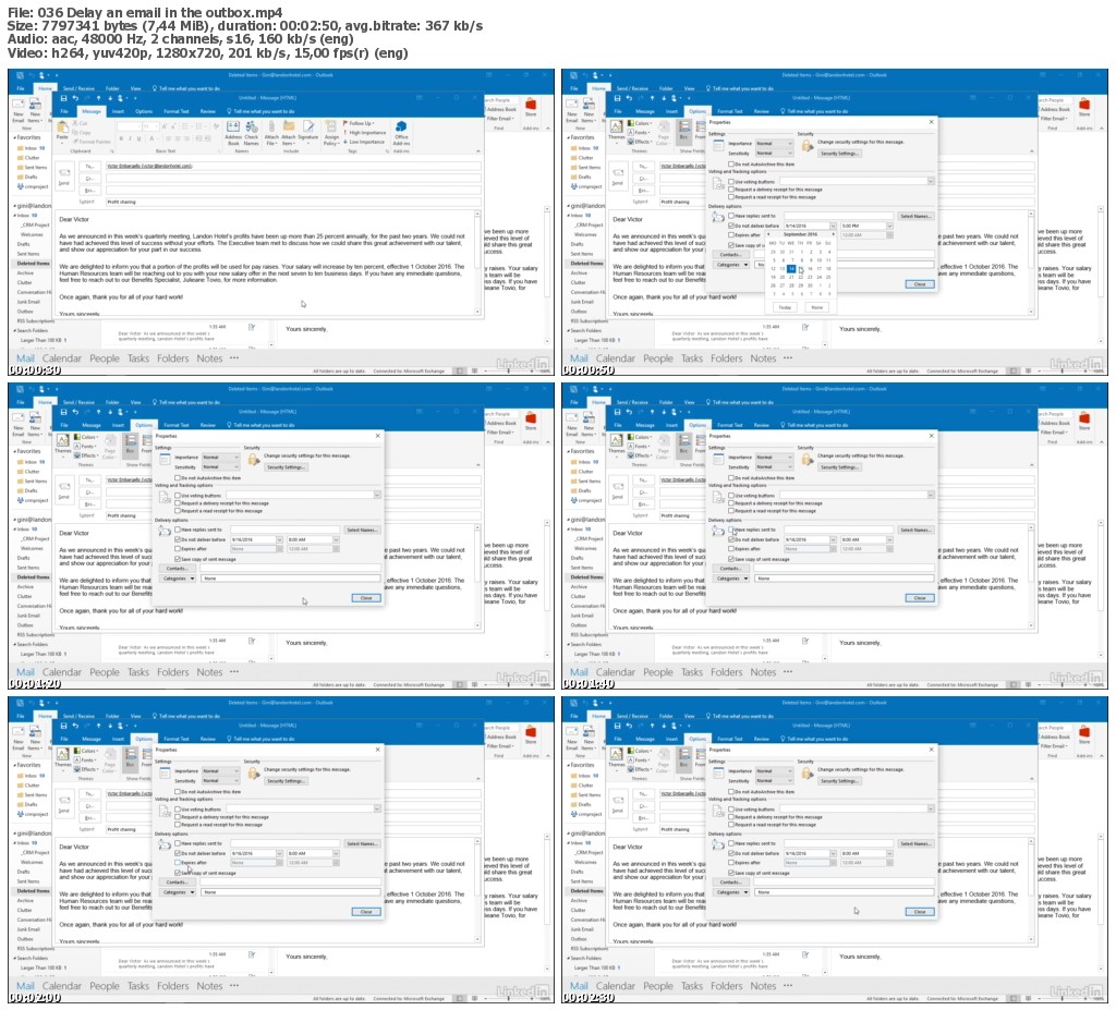 Lynda - Outlook 2016: Advanced Tips and Tricks