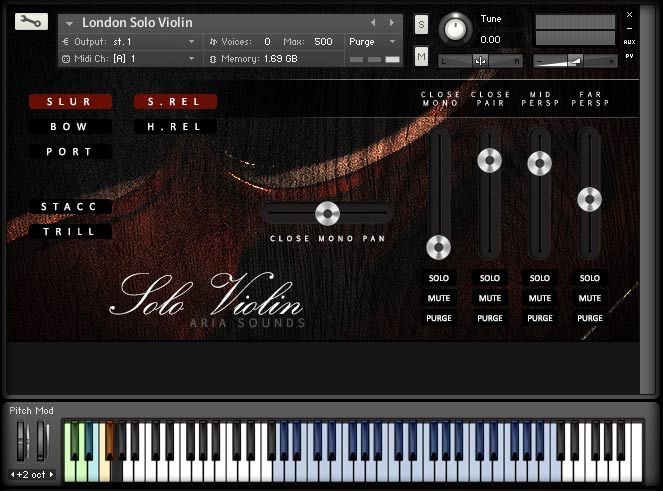 Aria Sounds LSS Solo Strings - Solo Violin KONTAKT