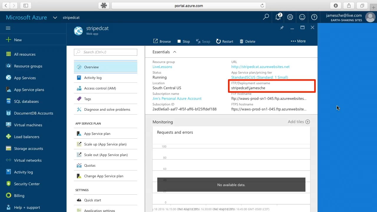 Azure App Service Web Apps: Configuring and Troubleshooting