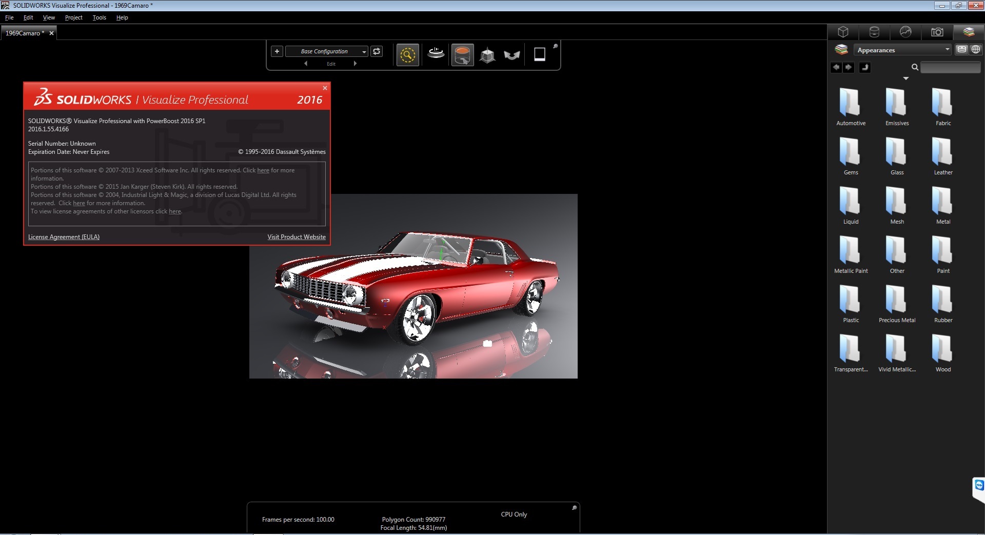 DS SolidWorks Visualize Professional 2016 SP1